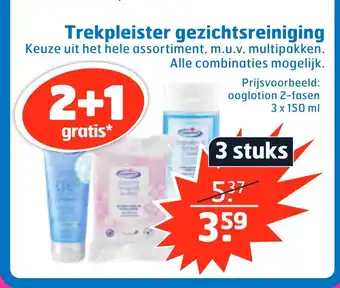 Trekpleister Trekpleister gezichtsreiniging 3x150 ml aanbieding