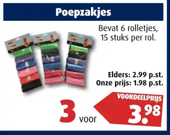 Huisdier Voordeelshop Poepzakjes aanbieding