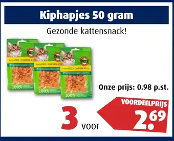 Huisdier Voordeelshop Kiphapjes 50 gram aanbieding