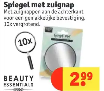 Kruidvat | Spiegel met zuignap aanbieding