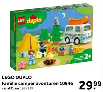 Intertoys Lego duplo familie camper avonturen aanbieding