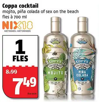 Poiesz Coppa cocktail 70 ml aanbieding