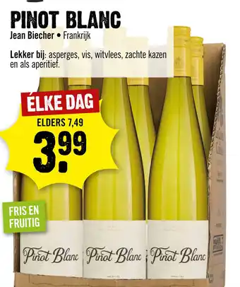 Dirck 3 Pinot blanc aanbieding