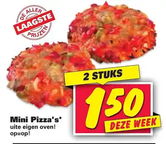 Nettorama Mini pizza's aanbieding