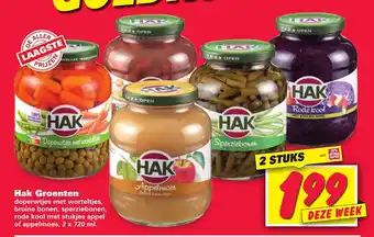 Nettorama Hak groenten 2x720 ml aanbieding