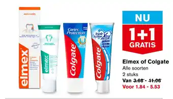 Hoogvliet Elmex of colgate aanbieding