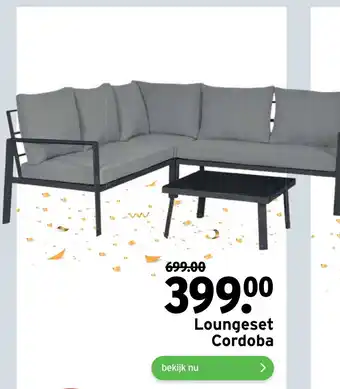 GAMMA Loungeset cordoba aanbieding