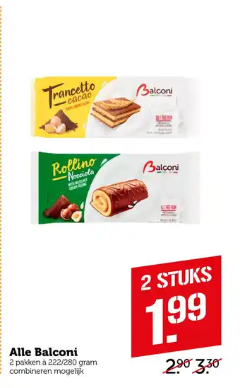 Coop Alle balconi aanbieding