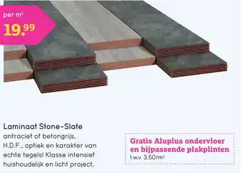 Leen Bakker Laminaat stone-slate aanbieding