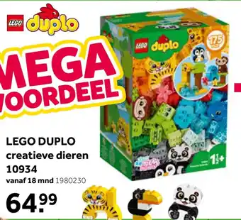 Intertoys Lego duplo creatieve dieren 10934 aanbieding