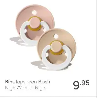 Baby & Tiener Bibs fopspeen blush night/vanilla night aanbieding