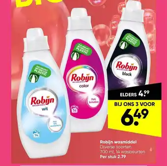 Big Bazar Robijn Wasmiddel aanbieding