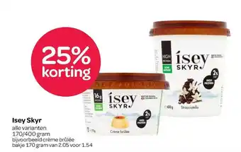 Spar Isey Skyr 25% Korting aanbieding