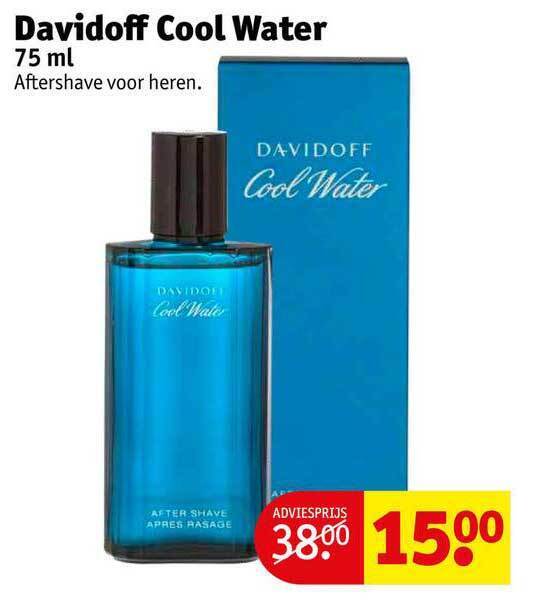 Davidoff Cool Water 75 Ml Aftershave aanbieding bij Kruidvat