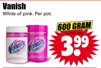 Dirk Vanish 600 gram aanbieding