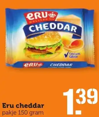 Coop Eru Cheddar 150g aanbieding