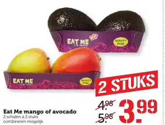 Coop Eat Me Avokado of Mango aanbieding