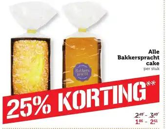 Coop Bakkerspracht cake aanbieding