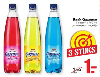 Coop Raak Gazeuse 3*750ml aanbieding