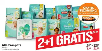 Coop Pampers 2+1 aanbieding