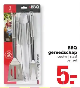 Coop BBQ Gereedschap set aanbieding