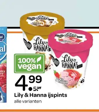 Spar Lily & Hanna ijspints aanbieding