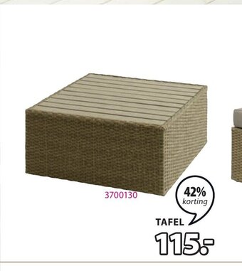 Jysk Tafel aanbieding