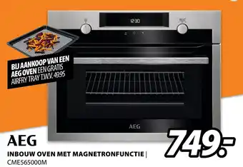 Expert AEG Inbouw oven met magnetronfunctie | CME565000M aanbieding