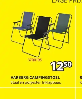 Jysk Varberg campingstoel aanbieding