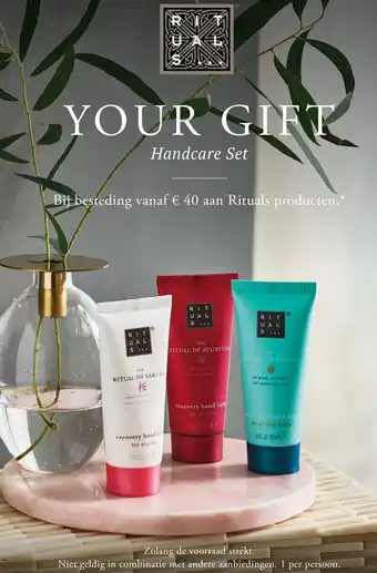 Mooi parfumerie Rituals Handcare set aanbieding