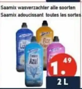 Tanger Markt Saamix wasverzachter alle soorten Saamix adoucissant toutes les sortes 2L aanbieding