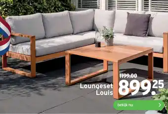 GAMMA Loungeset Louis aanbieding