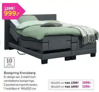 Leen Bakker Boxspring Kronoberg aanbieding