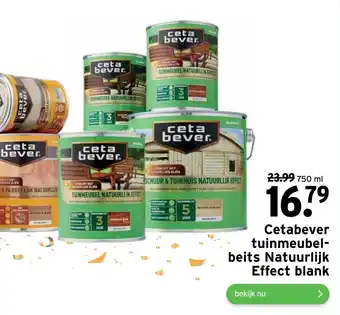 GAMMA Cetabever tuinmeubelbeits Natuurlijk Effect blank aanbieding