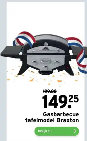 GAMMA Gasbarbecue tafelmodel Braxton aanbieding