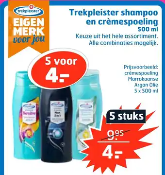 Trekpleister Trekpleister shampoo en crèmespoeling aanbieding