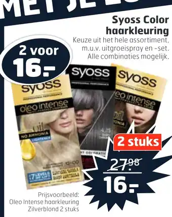 Trekpleister Syoss Color haarkleuring ng aanbieding