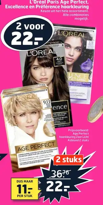 Trekpleister L'Oréal Paris Age Perfect, Excellence en Préférence haarkleuring Kouzo uit hot hele as mont aanbieding