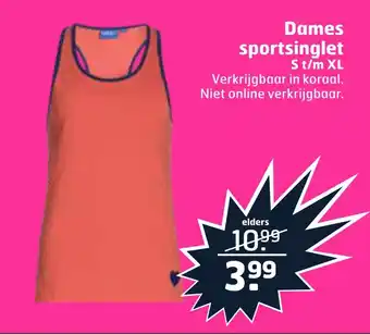 Trekpleister Dames sportsinglet aanbieding