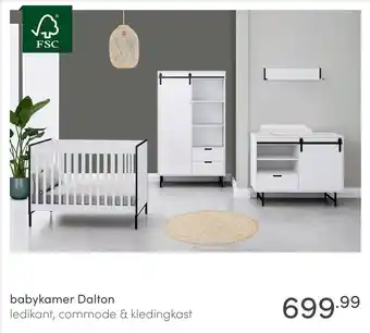 Baby & Tiener babykamer Dalton aanbieding