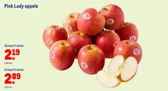 Makro Pink lady appels 4 stuks aanbieding