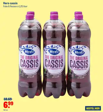 Makro Hero cassis 1,25 liter aanbieding