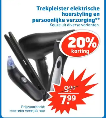 Trekpleister Trekpleister elektrische haarstyling en persoonlijke verzorging aanbieding