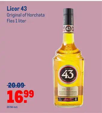 Makro Licor 43 1 liter aanbieding