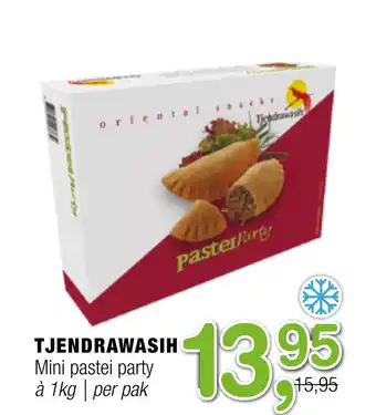 Amazing Oriëntal Tjendrawasih Mini pastei party aanbieding