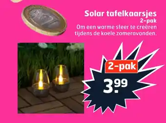 Trekpleister Solar tafelkaarsjes aanbieding