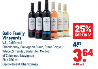 Makro Gallo Family Vineyards aanbieding