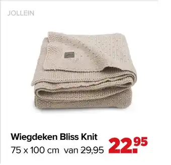 Babypark Wiegdeken Bliss Knit aanbieding