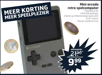 Trekpleister Mini arcade retro spelcomputer aanbieding