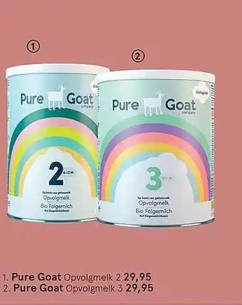 Etos Pure Goat Opvolgmelk 2 Of Pure Goat Opvolgmek 3 aanbieding